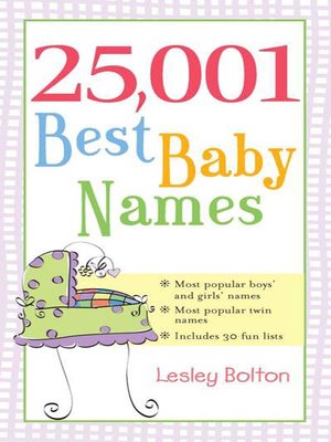 25,001 Best Baby Names - ebook